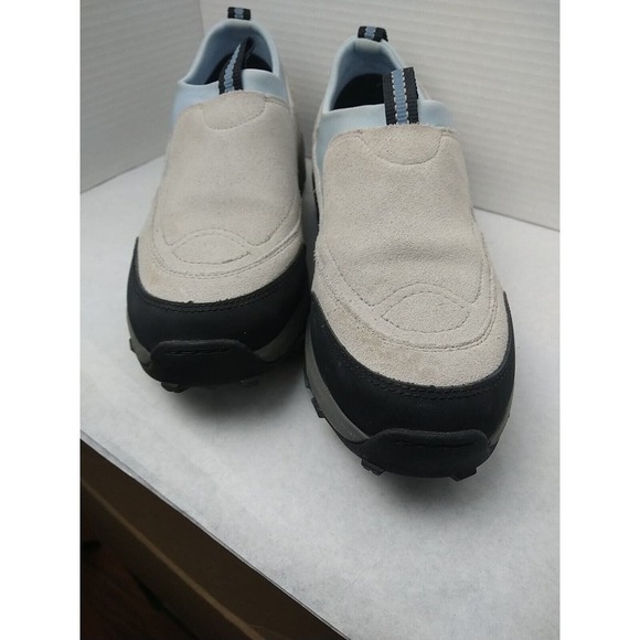 L.L. Bean Slip On Blue Grey Suede Slip On Athletic Shoes. Size 9.5M - Picture 3 of 11